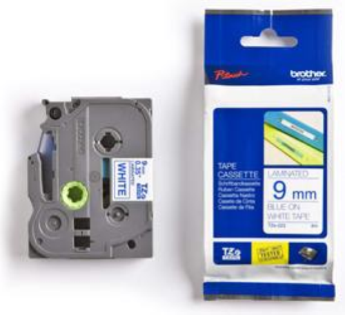 BROTHER TZE223 LAMINATO BLU BIANCO